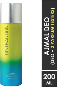 Ajmal Distraction Deodorant Aromatic Woody Fragrance Casual Wear- For Men & Women (200 Ml) Deodorant Spray  -  For Men & Women (200 Ml)