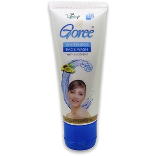                       Goree Whitening With lycopene Face wash 70ml                                              