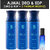 Ajmal 3 Blu Deo Each 200Ml & Yearn  Edp 20Ml Pack Of 4 (Total 620Ml) For Men & Women + 2 Parfum Testers