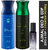 Ajmal Blu & Sacrifice Ii Him Deo Each 200Ml & Ascend  Edp 20Ml Pack Of 3 (Total 420Ml) For Men & Women + 2 Parfum Testers