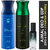 Ajmal Blu & Sacrifice Ii Him Deo Each 200Ml & Prose Edp 20Ml Pack Of 3 (Total 420Ml) For Men & Women + 2 Parfum Testers