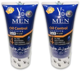 YC men oil control cleansing face wash Face Wash 100ml (Pack Of 2)