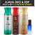 Ajmal Sacred Love & Raindrops & Wisal Deo Each 200Ml & Yearn  Edp 20Ml Pack Of 3 (Total 620Ml) For Men & Women + 2 Parfum Testers