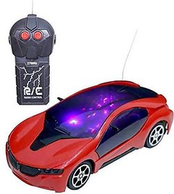 Diveshtoyshop Wireless Remote Control Fast Modern Car With 3D Light For Kids multicolor