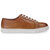 Hats Off Accessories Genuine Leather Tan Lace-Up  Sneakers