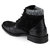 Hats Off Accessories Genuine Leather Black Toe cap Ankle Boots