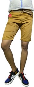 Fy-Camel Men's Tan Chinos Shorts
