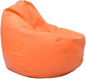 relax xxxl orange bean bag cover