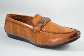 Kiya Beige Formal Slip On Shoes