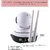 V380 HD 720P Night Vision Wireless WiFi IP Camera with 2 Way Audio and Upto 64 GB SD Card Support with Dual Antenna