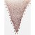 Get Wrapped Viscose Hand Made Shaded Crochet Triangle Scarf For Women