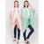 Get Wrapped Viscose Tie-Dye Kimono Shrug for Women - Combo Pack of 2