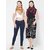 Get Wrapped Soft Silk Square Scarf For Women - Combo Pack of 2