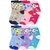 Neska Moda Cotton Ankle Length Multicolor Kids 6 Pair Socks For 7 To 13 Years SK300