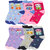 Neska Moda 6 Pairs Kids Multicolor Cotton Ankle Length Socks Age Group 7 To 13 Years SK234