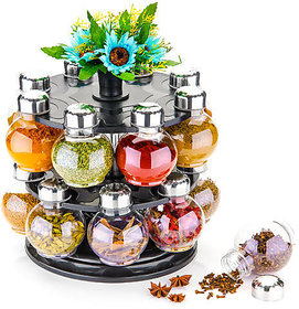 16 Pcs Spice Rack Jumbo 320 Ml