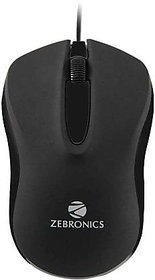 Zebronics ZEB-WING Wired Optical Mouse  USB 2.0, Black ( Pack of 30 )
