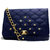 Threadstone Stylish Stone design PU Sling Bag with twisted lock Chain For Girls And Women Blue