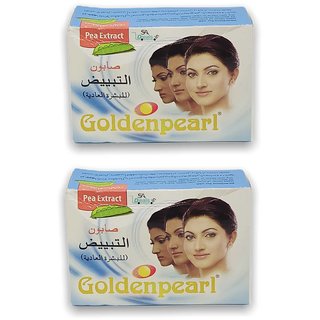                       SA Deals Golden Pearl Whitening Soap For Normal Skin (Pack of 2, 100g Each)  (2 x 100 g)                                              