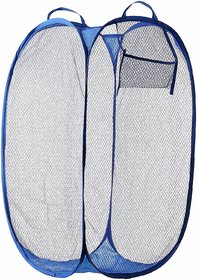 Lazywindow Nylon Mesh Laundry Bag, 20 litres (Assorted Color)
