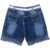 HVM Baby Girls Denim Shorts-6-7Y, 7-8Y