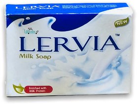 Lervia Milk Soap is enriched with Milk Protein Pack of 10  (10 x 75 g)
