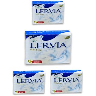 Lervia MILK SOAP - PACK OF 4 (75 Gms)  (4 x 74.75 g)