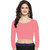 THE BLAZZE 1304 Sexy Women's Cotton Scoop Neck 3/4 Sleeve Tank Crop Tops