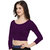 THE BLAZZE 1304 Sexy Women's Cotton Scoop Neck 3/4 Sleeve Tank Crop Tops