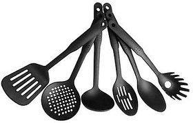 6 Pcs/set Nylon Heat-Resistant Nonstick Spoon Spatula Turner Scoop Kitchen Cooking Utensil Tools Set