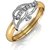 Avsar Real Gold and Diamond Prerana Ring  AVR050