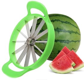 Mugdha Enterprise Watermelon Cutter Slicer Steel Fruit Perfect Corer Slicer Kitchen Tools pack of1
