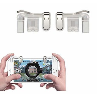 SellnShip PUBG Trigger Mobile Game Controller for Android and iPhone (Steel  Transparent)