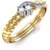 Avsar Real Gold and Diamond Rupali Ring  AVR042