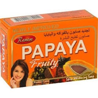                       RENEW PAPAYA FRUITY SKIN WHITENNG SOAP  (135 g)                                              