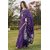 Manohari Traditional Purple Banarasi Silk Woven Sari with Blouse Piece