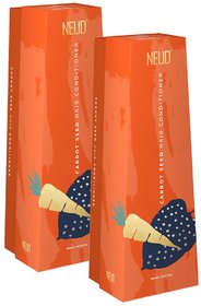NEUD Carrot Seed Premium Hair Conditioner for Men and Women  2 Packs (300ml Each)