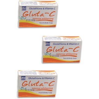                       Gluta-C Intense Whitening Herbal Soap With Glutat And VitaminC 3pc  (3 x 135 g)                                              