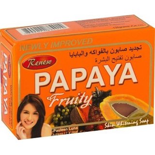                       RENEW papaya fruity skin whitening soap 101 original Brand  (135 g)                                              