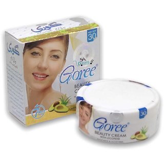                       Goree cream WHITENING BEAUTY CREAM WITH LYCOPENE ( AVOCADO  ALOEVERA )  (30 g)                                              