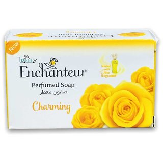                       SA Deals Enchanteur Charming Perfumed Soap (Pack of 2, 125g Each) Made IN UAE  (2 x 125 g)                                              