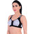 Empisto Branded Women's Black and BabyPink Colour Yoga or Sports Bra (pack of 2)