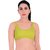 Empisto Branded Women's Parrot Green Colour Tennis Sports Bra