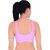 Empisto Branded Women's Baby Pink Colour Tennis Sports Bra