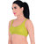 Empisto Branded Women's Parrot Green and Maroon Colour Tennis Sports Bra (pack of 2)
