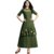 Chitra fashion studio women one piece Dress Bottle Green