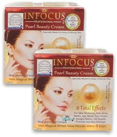 InFocus Professional Pearl Beauty Cream total 8 Effects Pack Of 2