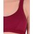 Empisto Branded Women's Parrot Green and Maroon Colour Tennis Sports Bra (pack of 2)