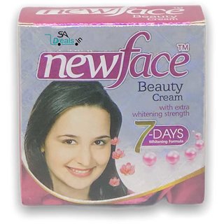 New Face WHITENING CREAM WITH EXTRA WHITENING STRENGTH (30 g) New Face WHITENING CREAM WITH EXTRA WHITENING STRENGTH (30 g)