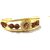 Rudraksha American Diamond Gold Meenakari Om Cuff Kada Bracelet Stainless Steel Bracelets  for Men Boys 1-PC